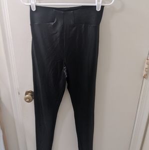 ASOS Faux Leather Black Leggings TALL 8